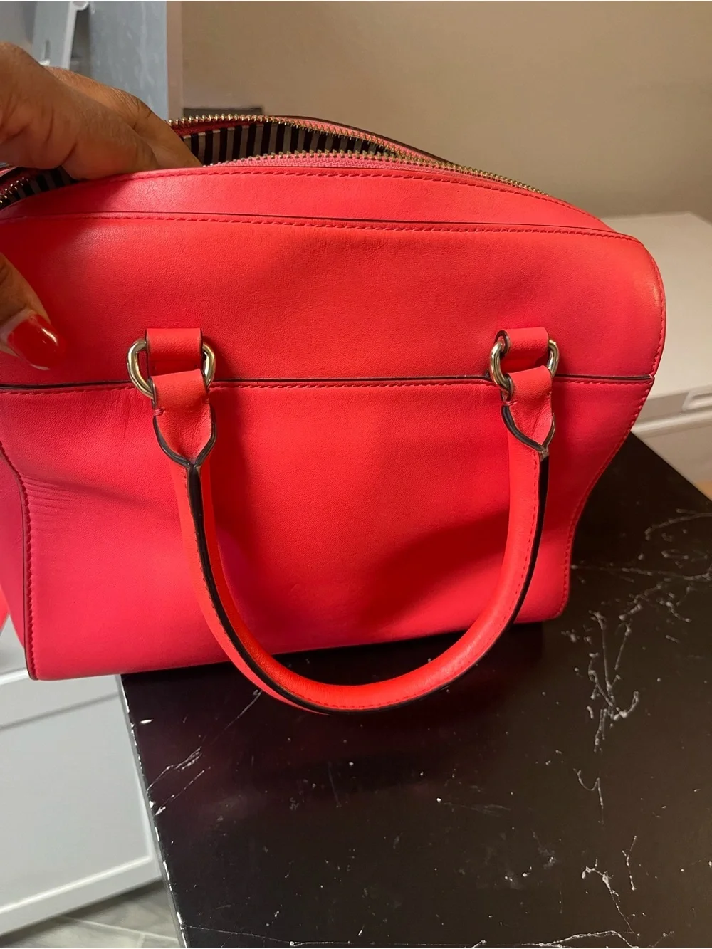 kate spade Red Bow Satchel with Detachable Strap